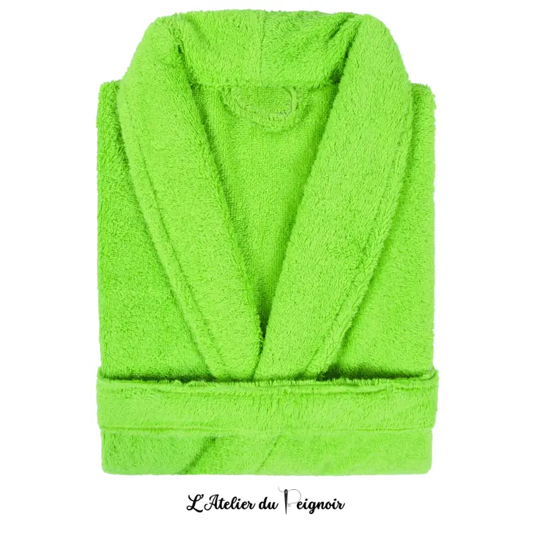 Peignoir personnalisé pour couple, coloris Aguaverde