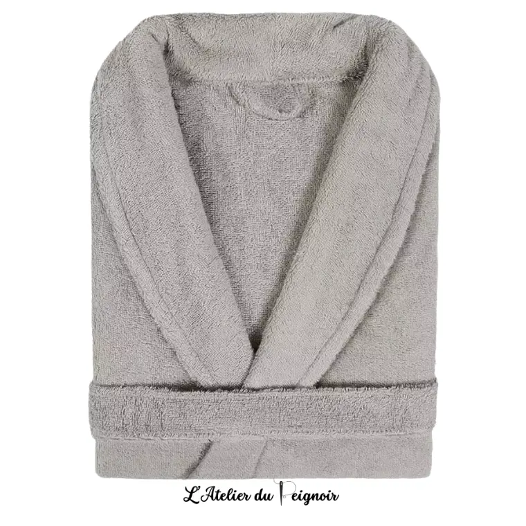 Peignoir personnalisé pour couple, coloris Camel